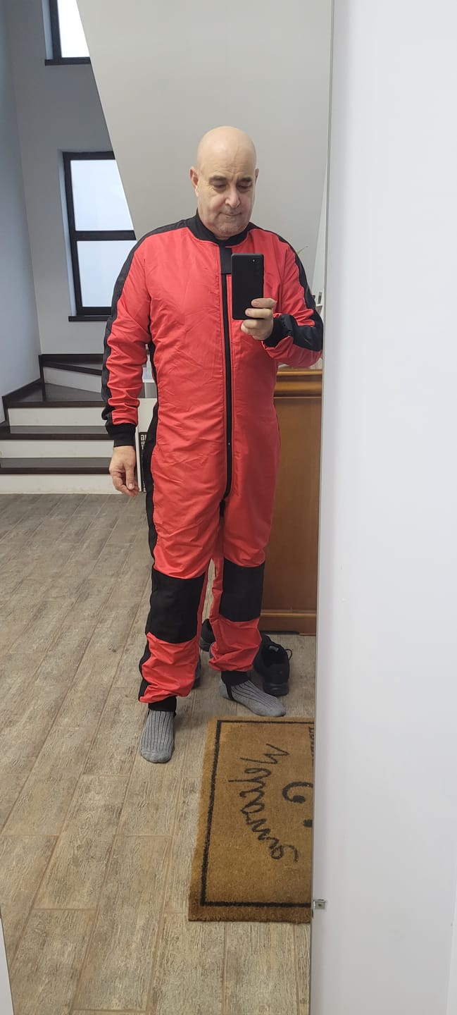 Customer photo review of Skydiving Tandem Suit TW-02