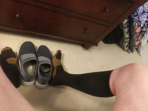 Customer photo review of Copper Compression Socks (3-Pack)