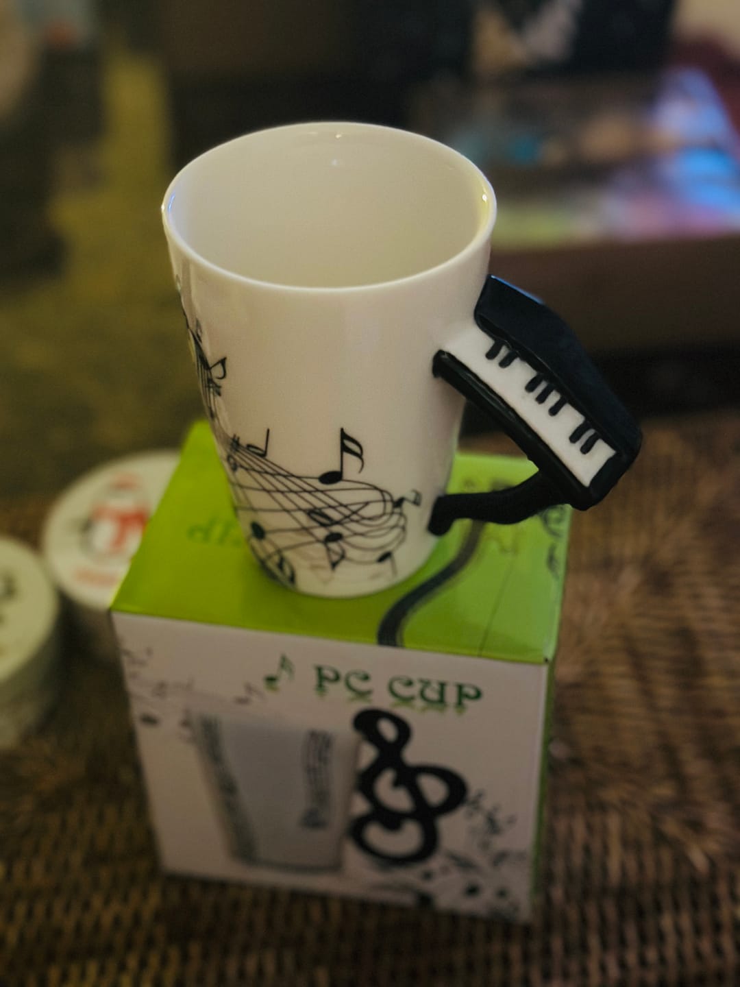 Customer photo review of Originelle Tasse – Klavier