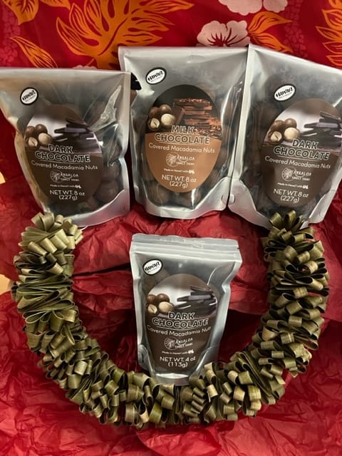 Customer photo review of Milk Chocolate Macadamia Nuts