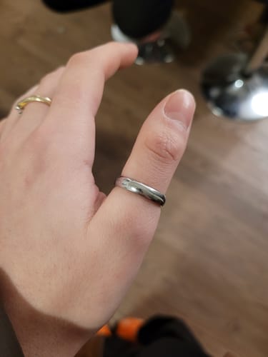 Customer photo review of Basic Ring - Silver