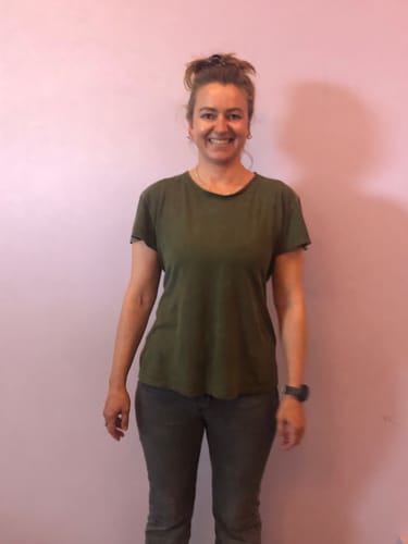 Customer photo review of Women's Classic Hemp Tee