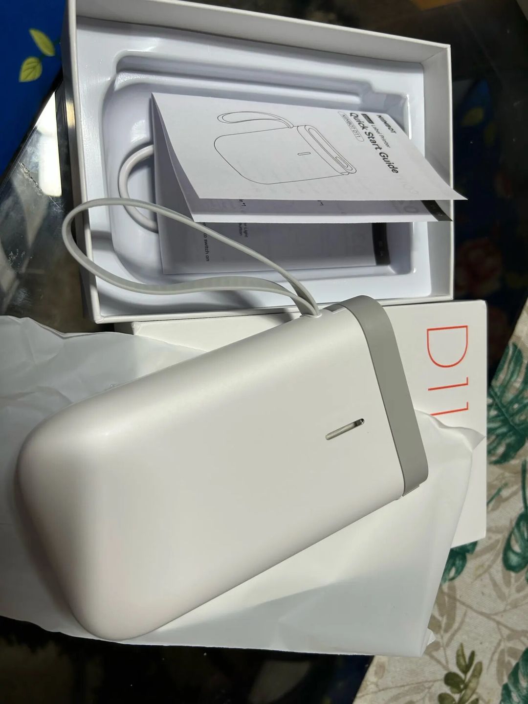 Customer photo review of D11 0.5 Inch Label Maker Machine with Tape - Versatile Labeling Solution