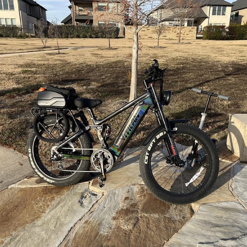 Customer photo review of Vitilan T7 Full Suspension Mountain E-bike