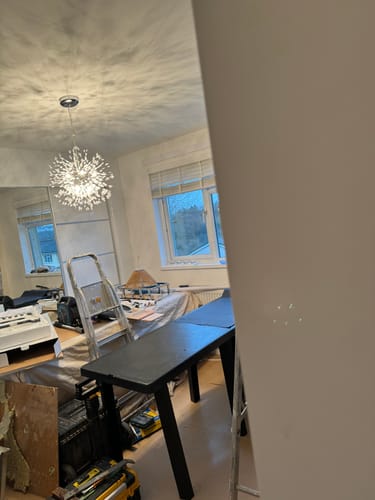 Customer photo review of Luxury 8-Light Sputnik Firework Chandelier