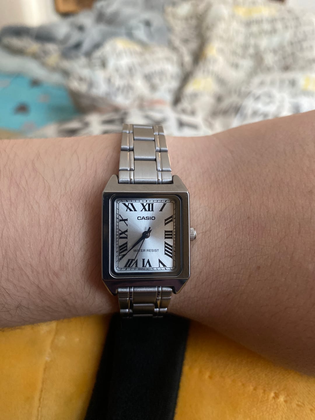 Customer photo review of Reloj Casio Tank Análogo LTP-V007D-7BUDF Acero Dial Plata