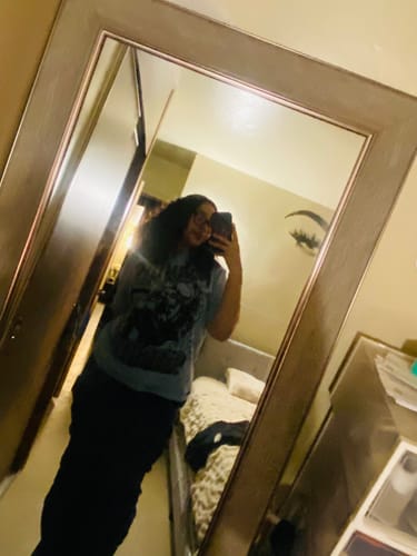 Customer photo review of Praying Anime Tee