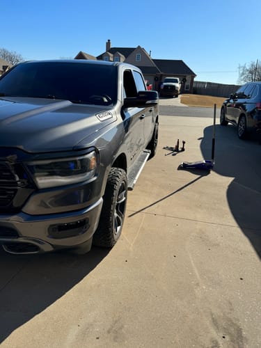 Customer photo review of Wheel Spacers 6X5.5 Hubcentric 1.5 inch for 2019-2023 RAM 1500 Real Forged