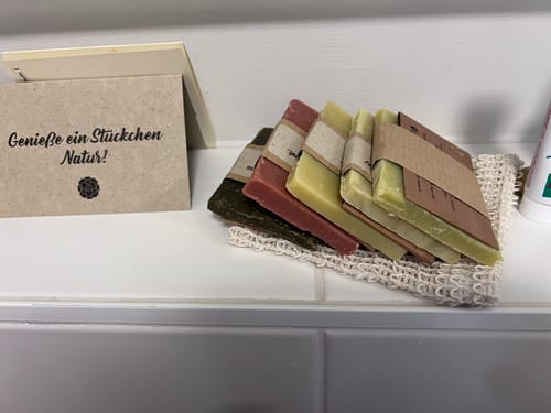 Customer photo review of Loona's Haarseife-Set mit Sisalsäckchen (Finde deine Haarseife)