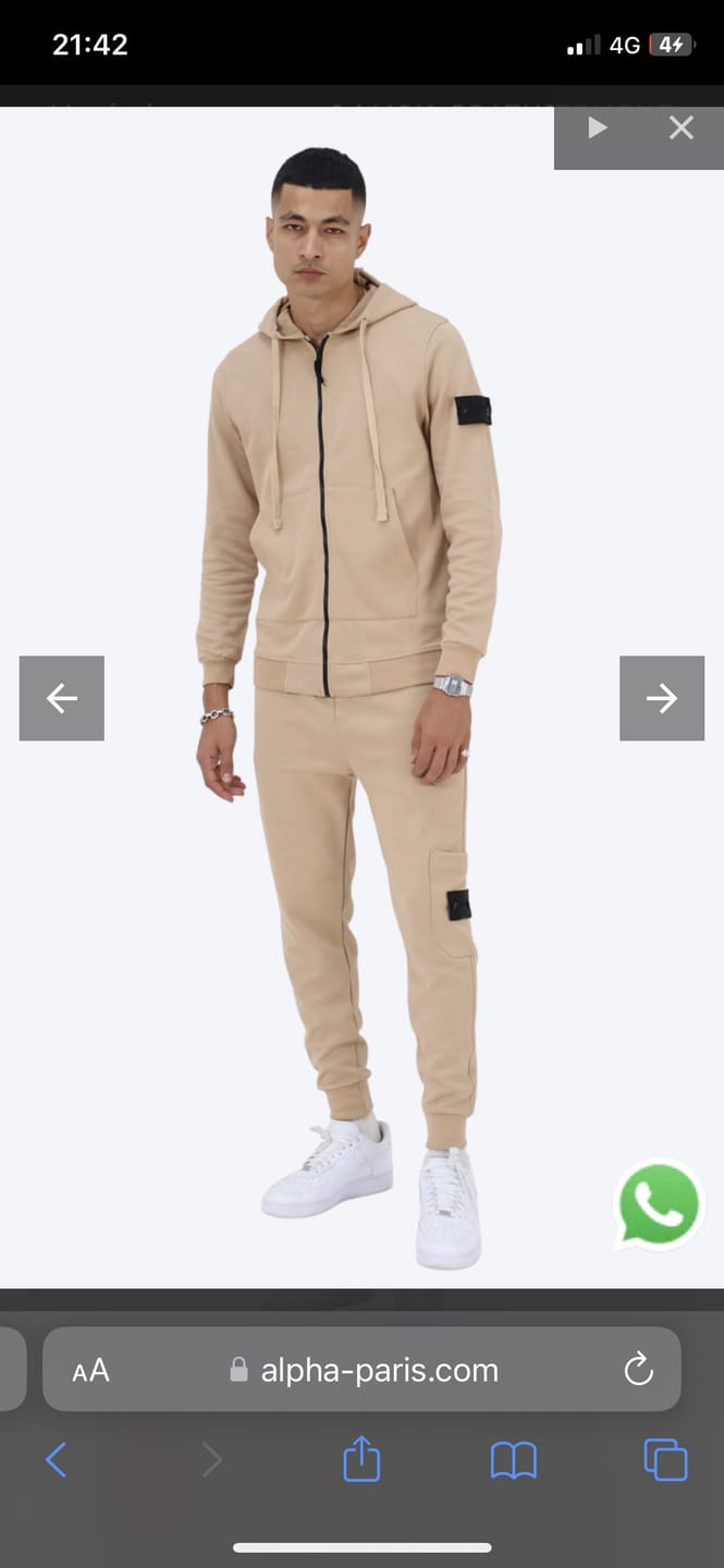Customer photo review of SURVÊTEMENT ALPHA - BEIGE