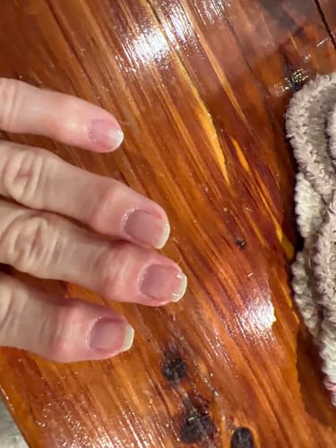 Customer photo review of Rocket Nail Fuel Nail Repair - Clear