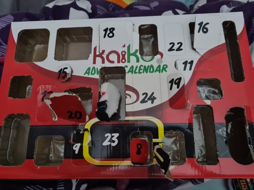 Customer photo review of STANDARD Christmas Advent Calendar - 2 colour options incredible 50% saving!