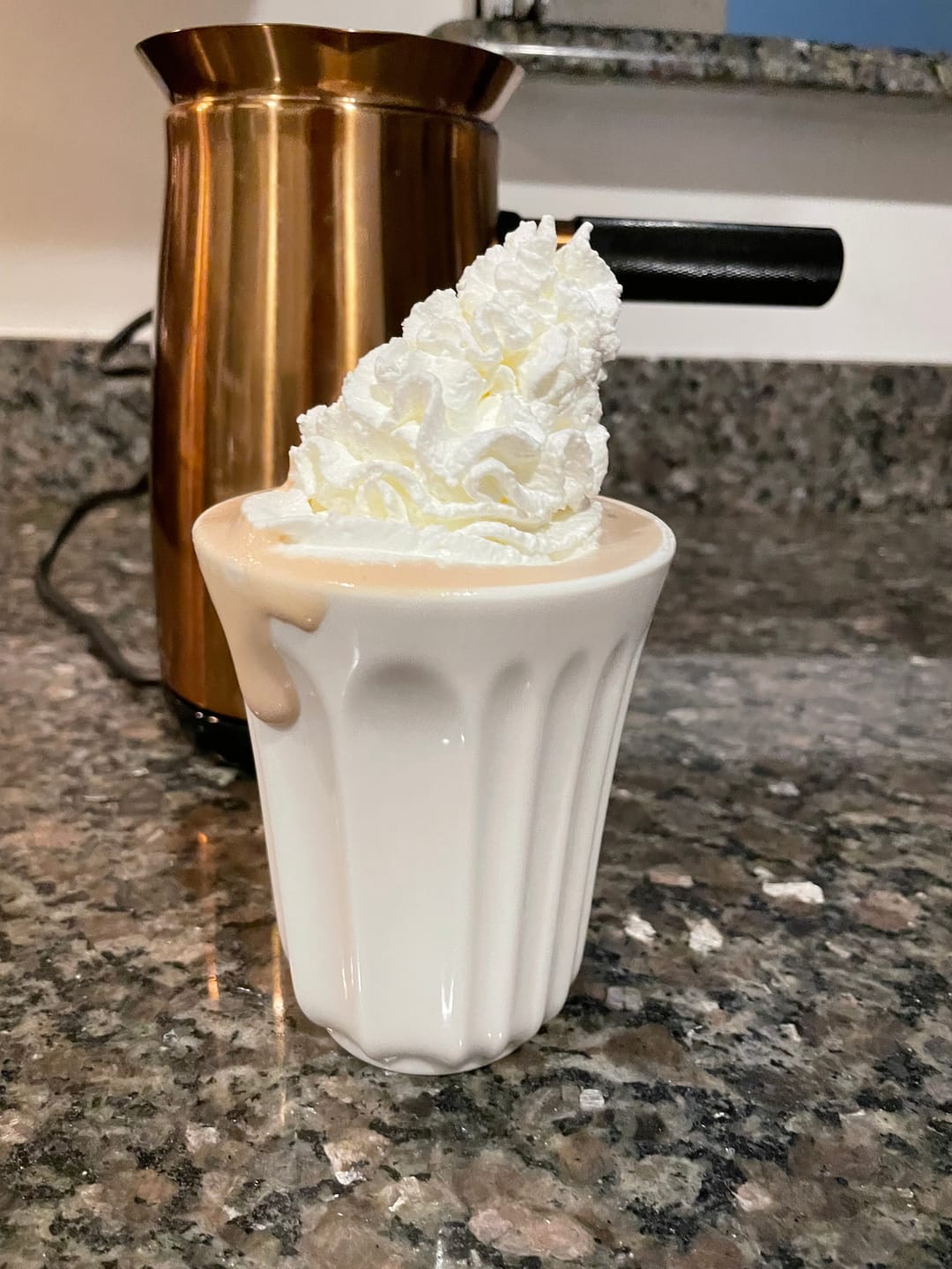 Customer photo review of Salted Caramel Hot Chocolate Flakes