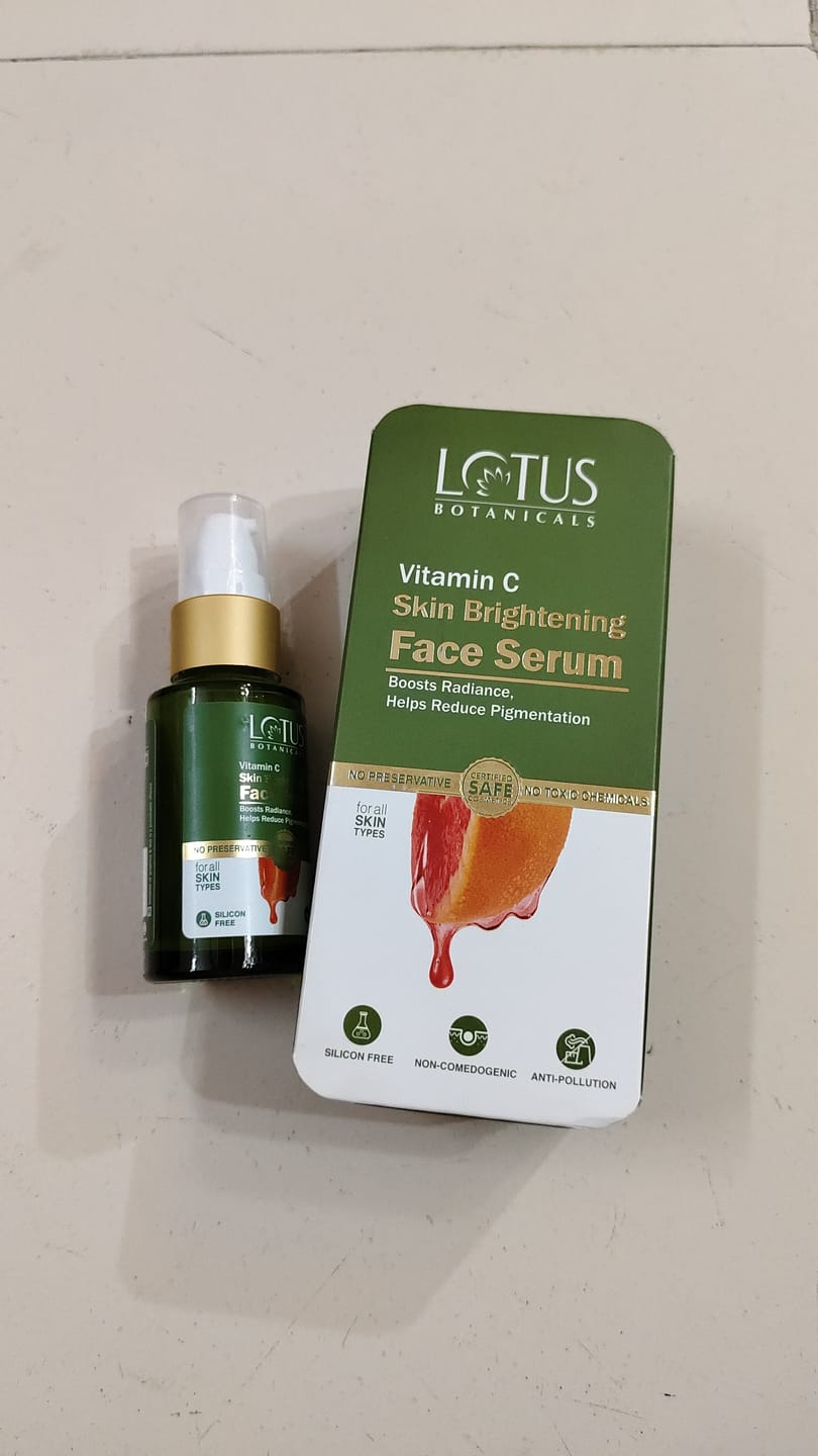 Customer photo review of Vitamin C Skin Brightening Face Serum