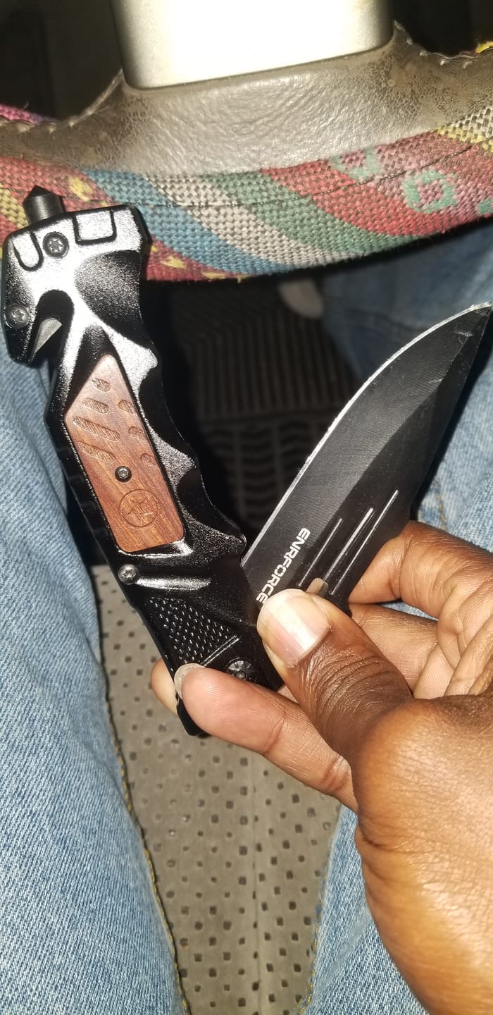 Customer photo review of Tactical Folding Knife