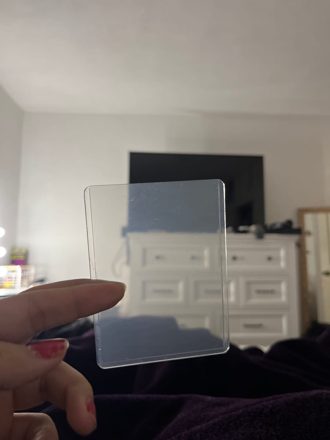 Customer photo review of PREMIUM CLEAR 3 X 4" TOPLOADER