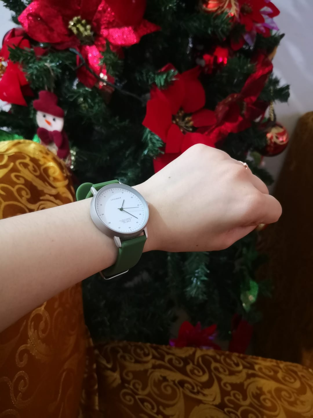 Customer photo review of Life Saver Watch 4.0 – Army Green