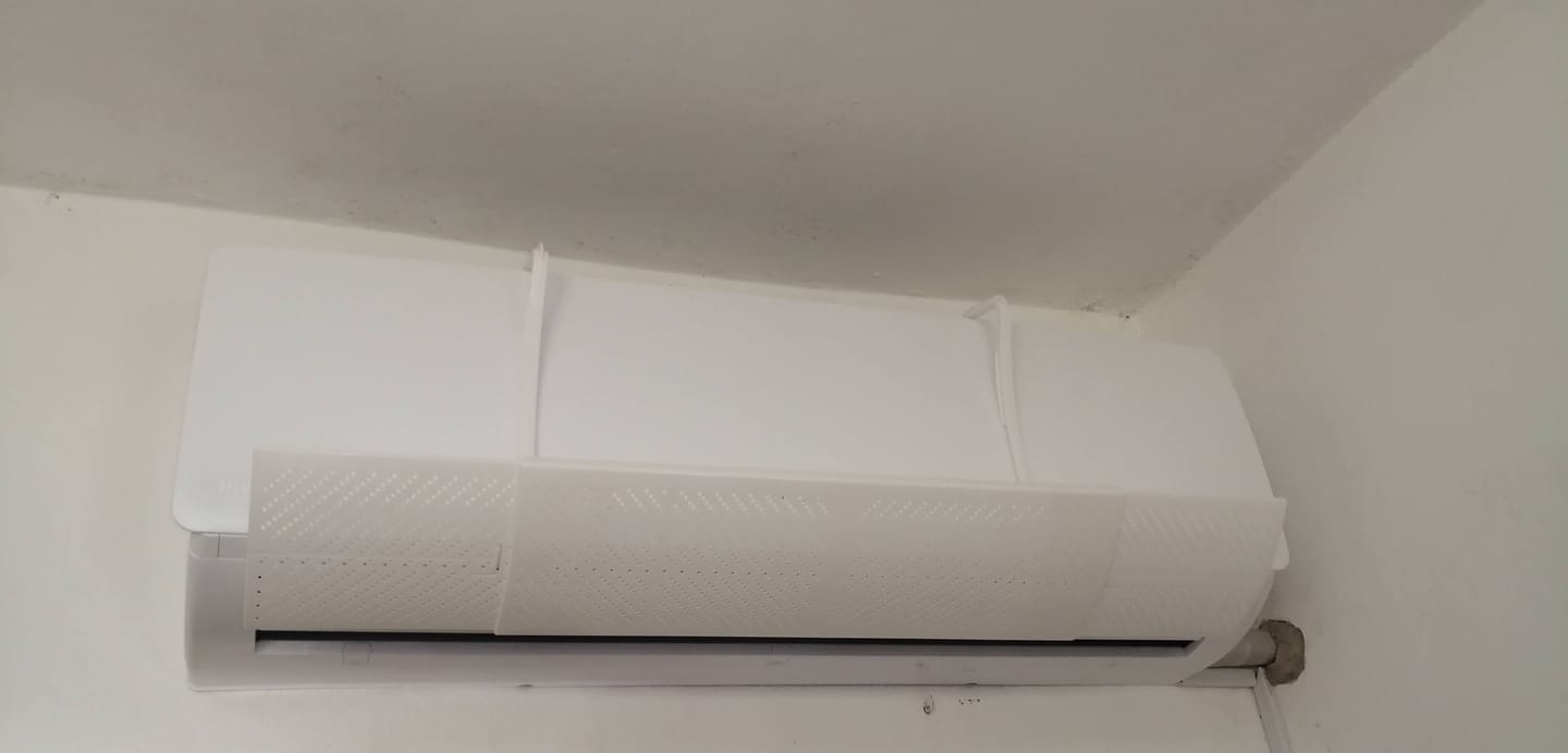 Customer photo review of Deflector Disperser para Aire Acondicionado Milhome
