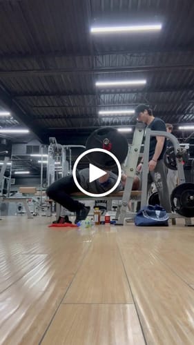 Customer video review of Personal Record Advanced Elbow Wraps - PR903 - Blue Camo