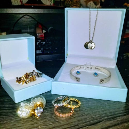 Customer photo review of Hidden Message Bracelet