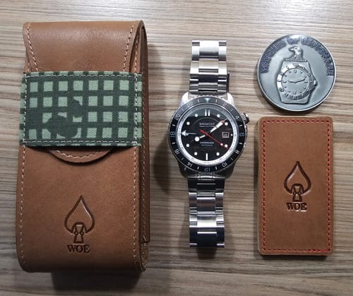 Customer photo review of Travel Pouch and Challenge Coin