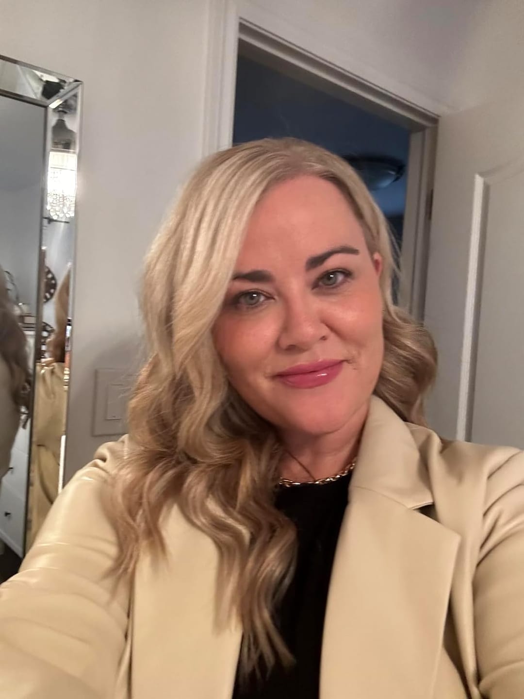 Customer photo review of Full Shine PU Seamless Clip in Extensions 100% Remy Human Hair 8 Pieces Balayage Ombre (#8/60)