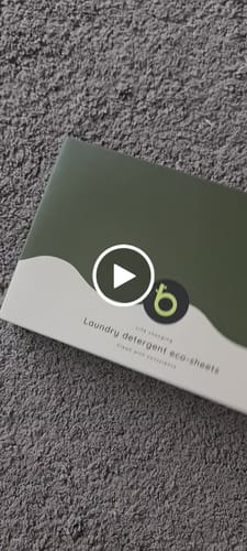 Customer video review of Laundry Detergent Eco-Sheets™