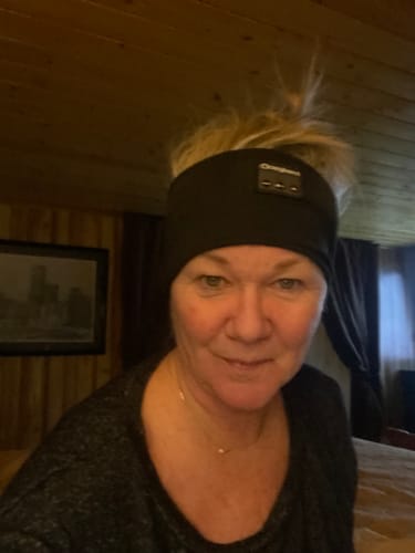 Customer photo review of CozyBand Wireless Headphones