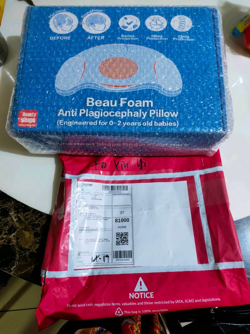 Customer photo review of BSB Head Shaping Pillow ( Upgrade.Ver )