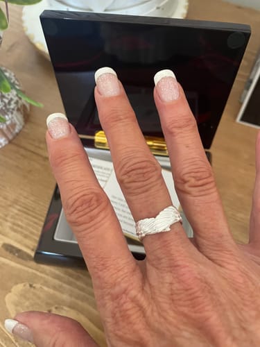 Customer photo review of Guardian Angel Ring