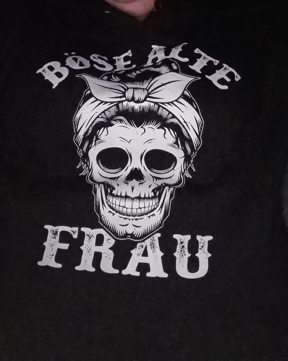 Customer photo review of Böse alte Frau - Damen Hoodie