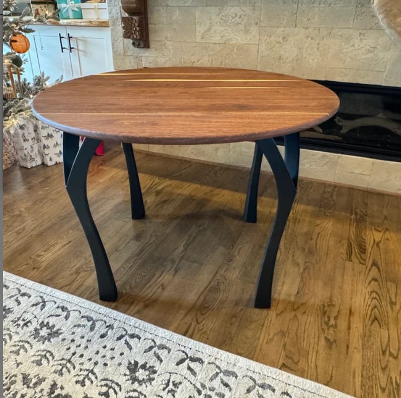 Customer photo review of Metal Table Legs - 506 Faras 28H inch