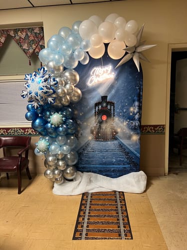 Customer photo review of 4x7ft Chiara Arched Backdrop Frame Custom Arched Wall Backdrop Cover for Party Decoration