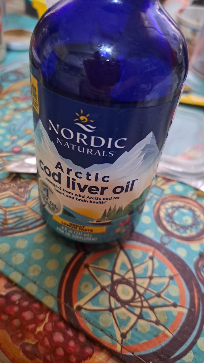 Customer photo review of Artic cod Aceite de hígado de bacalao/limón (Omega 3) 1.060 mg-237 ml