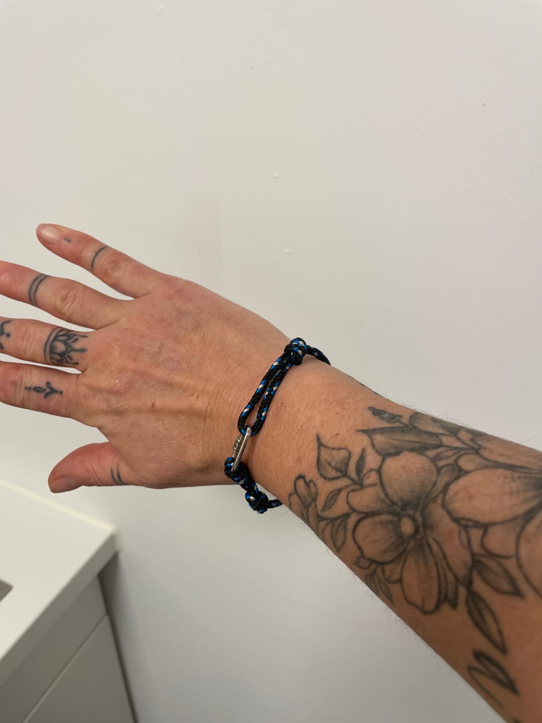 Customer photo review of BERGMENSCH® Karabiner Armband 925 Sterling Silber