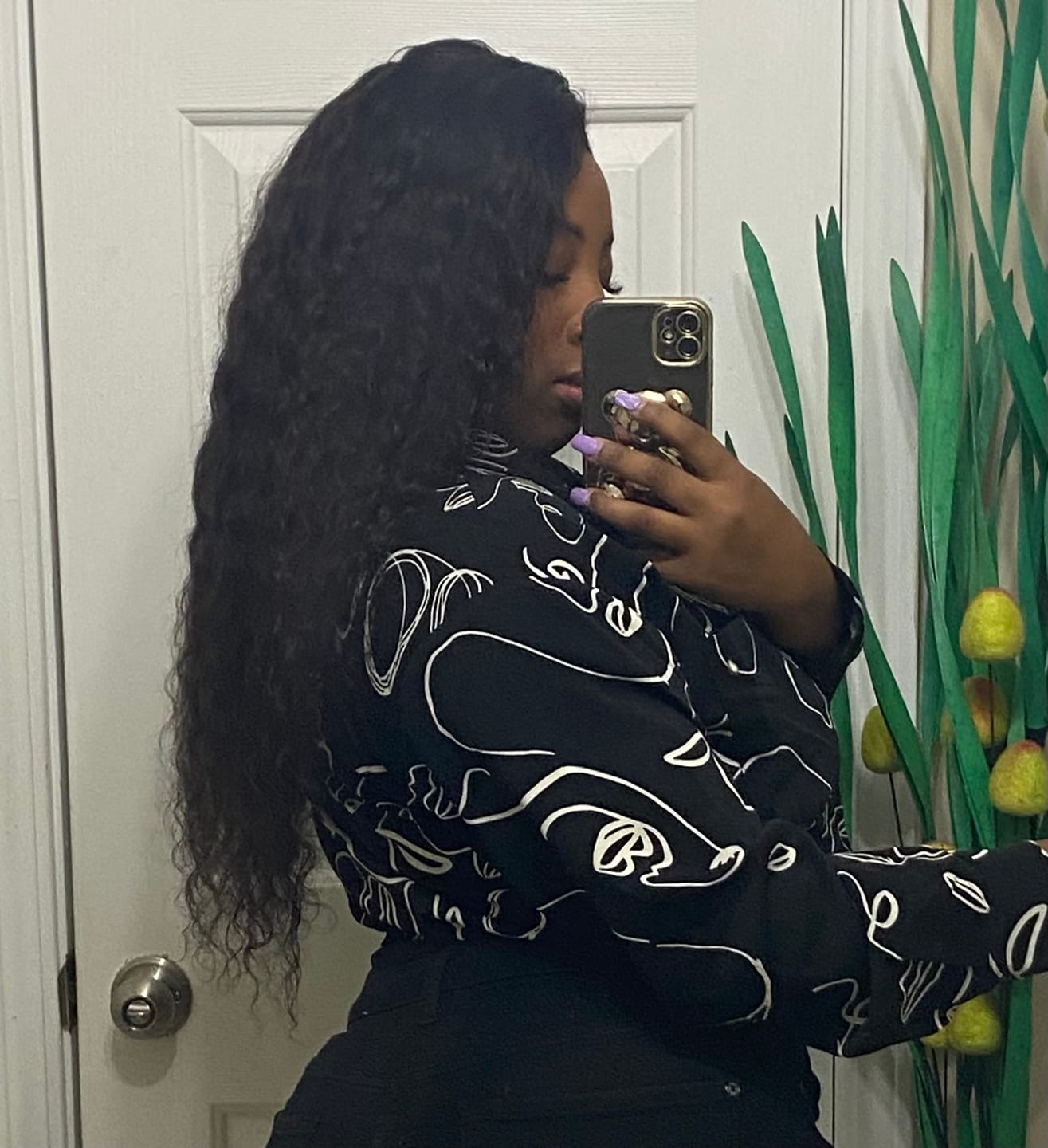 Customer photo review of Loose Wave Human Hair 13x4 Lace Front Wigs AFB05