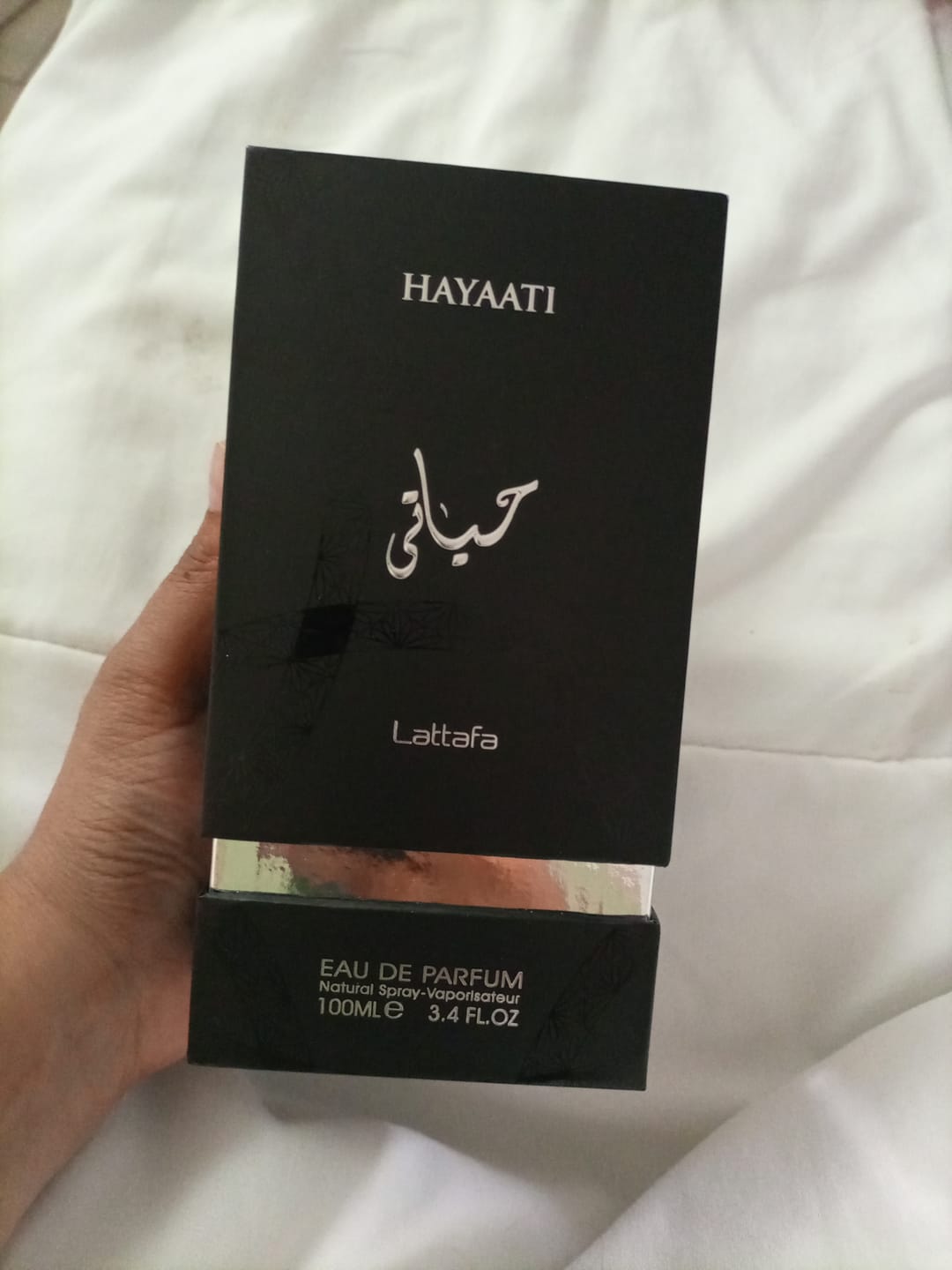 Customer photo review of Hayaati Lattafa Perfumes