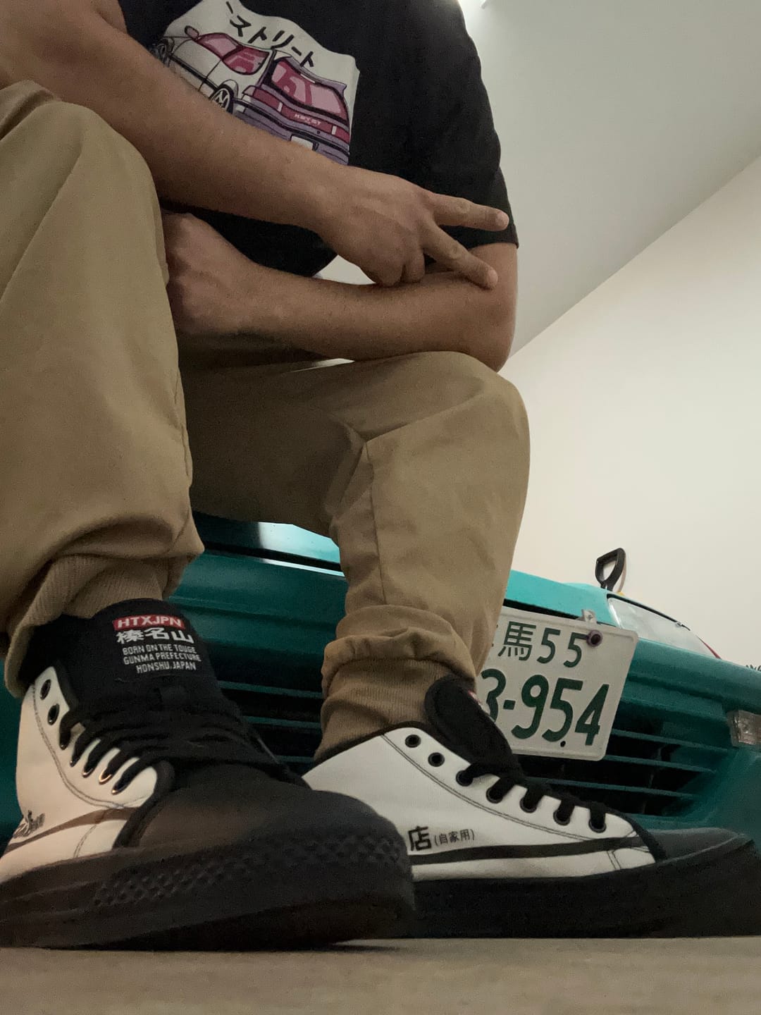 Customer photo review of HTXJPN Fuji2 High Top Sneakers