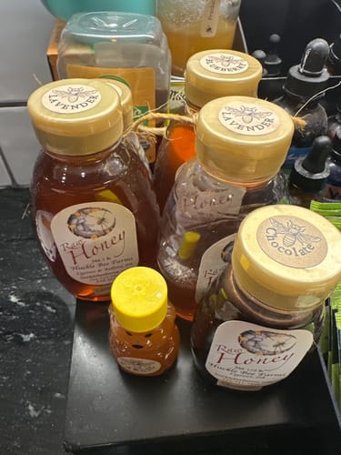 Customer photo review of Blueberry Infused Honey