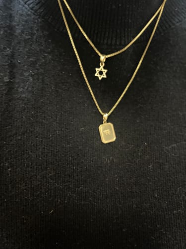 Customer photo review of Star of David Necklace