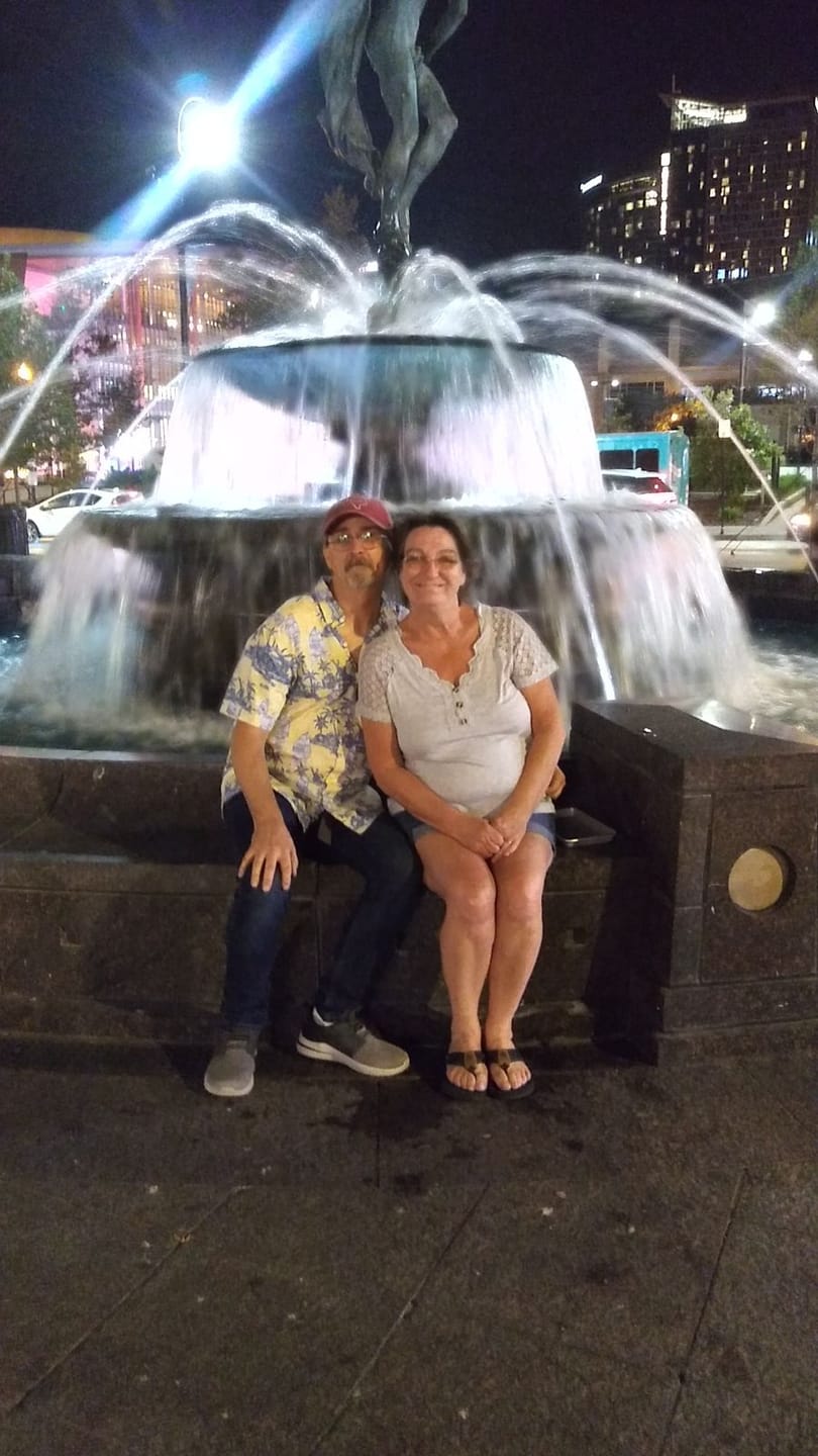 Customer photo review of Marriage Is Like Peeing In Your Pants - Custom Acrylic w/ LED Light Wood Stand - AC36