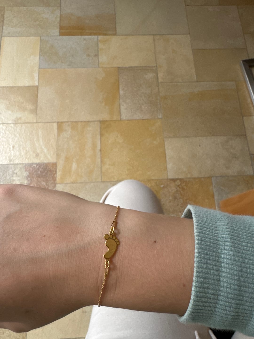 Customer photo review of Armband "Babyfuß"