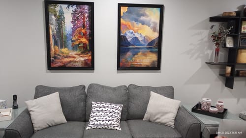 Customer photo review of Glacier Bay National Park Commemorative Poster: A Pop Art Tribute