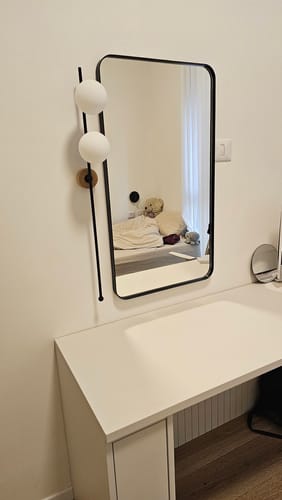 Customer photo review of מראה עם פינות עגולות