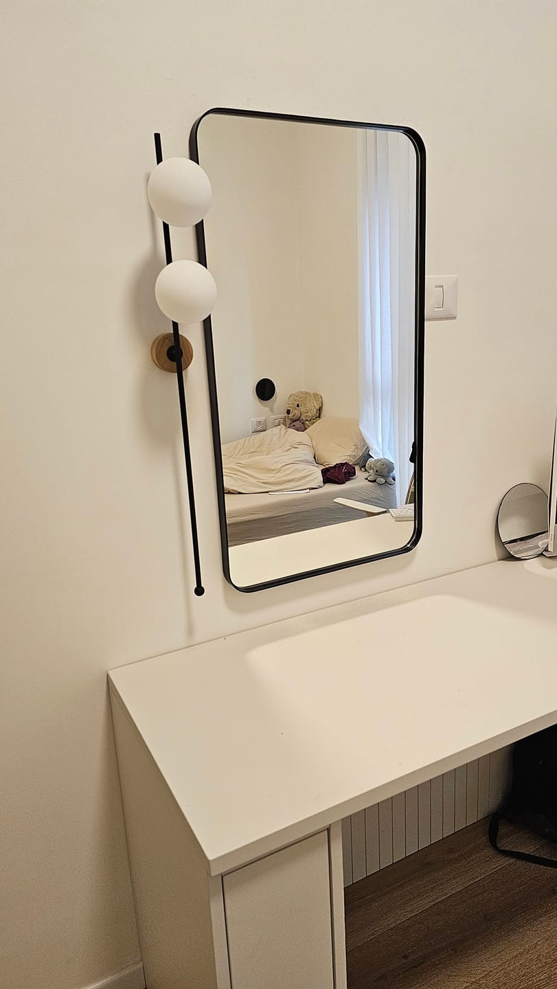 Customer photo review of מראה עם פינות עגולות