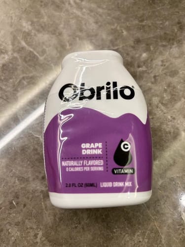 Customer photo review of Obrilo Drink Mix. US-Crafted Sugar-Free Natural Flavor Concentrate
