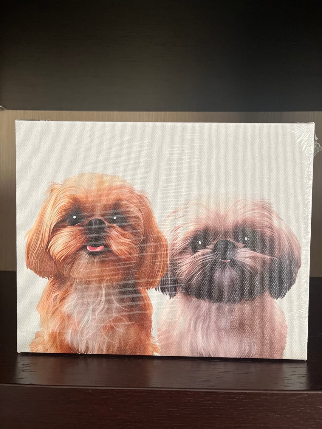 Customer photo review of Custom Pet Portrait