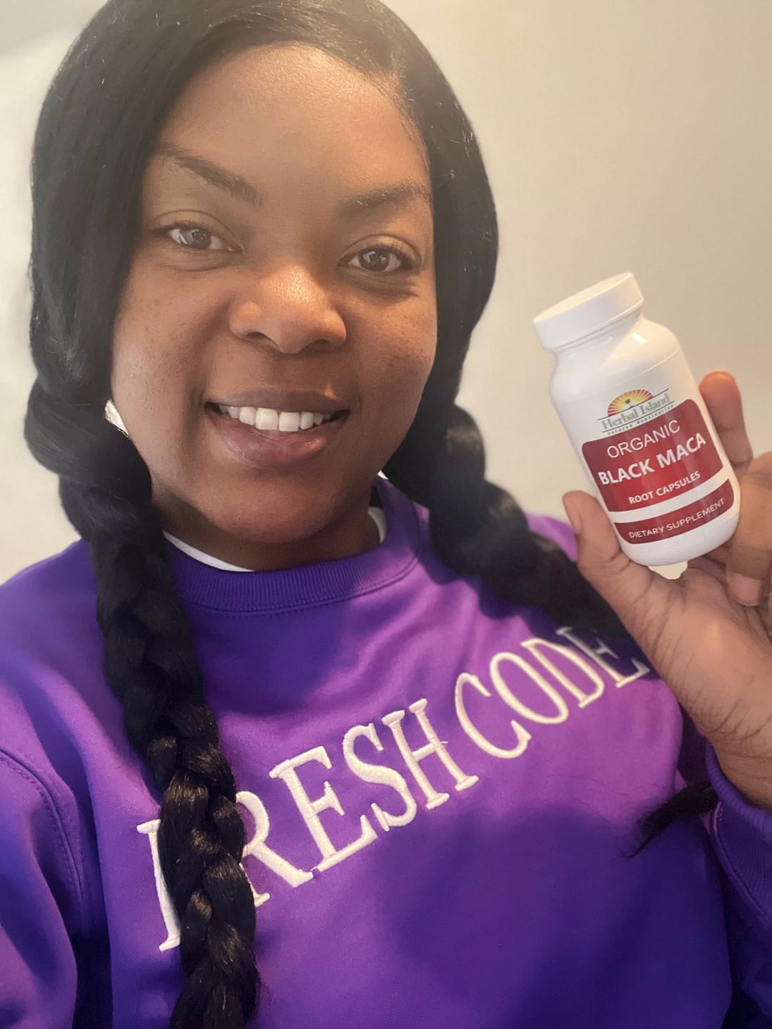 Customer photo review of Black Maca Root Capsules