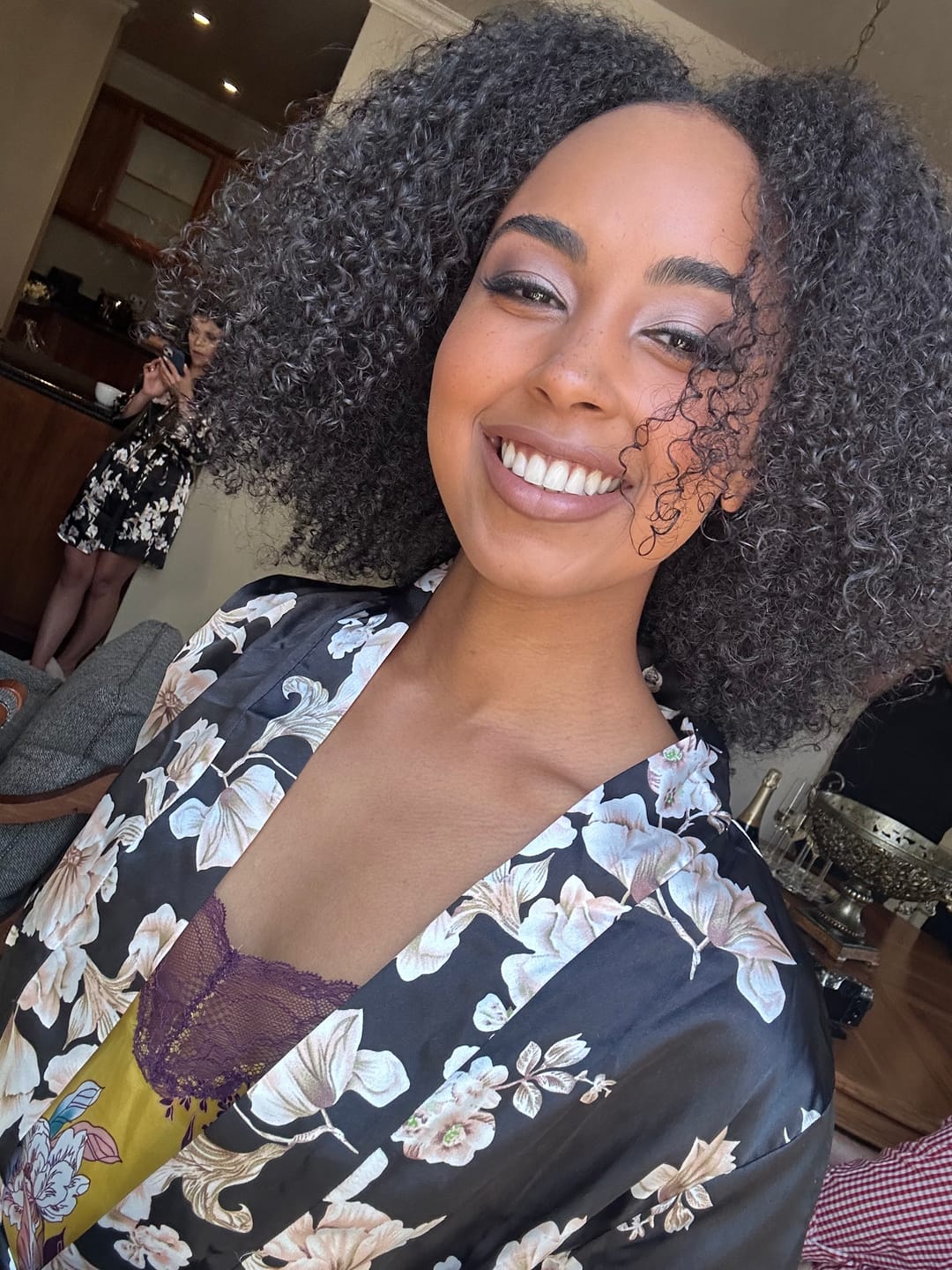 Customer photo review of Hold Me Baby Curly Hair Gel