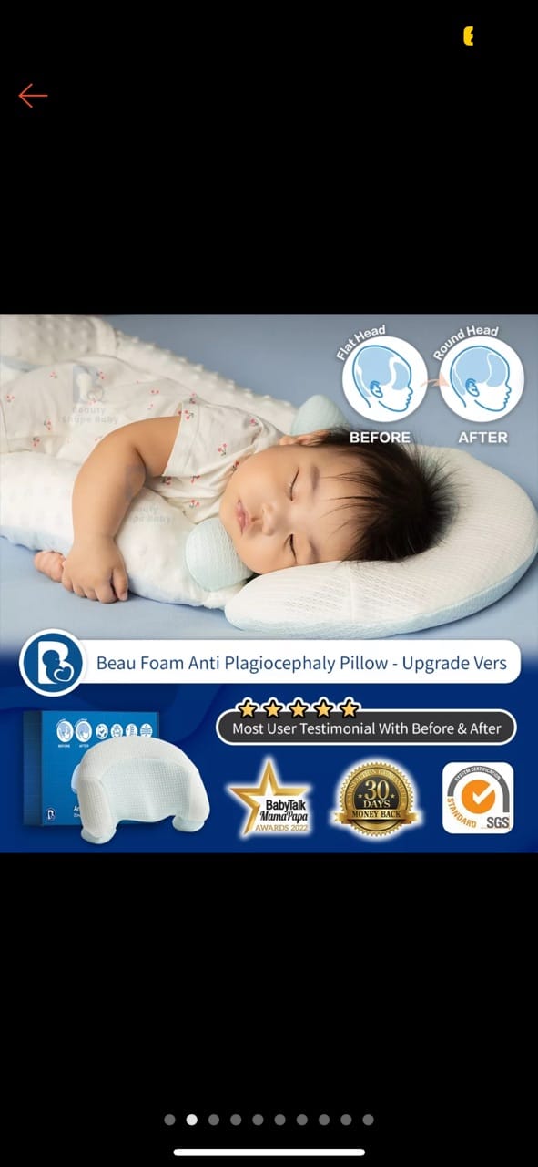 Customer photo review of BSB Head Shaping Pillow ( Upgrade.Ver )